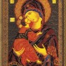 Набор для вышивания Радуга бисера В-147 Владимирская Богородица