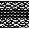 IEMESA 3763/14 Мерсеризованное хлопковое кружево, ширина 50 мм, цвет черный
