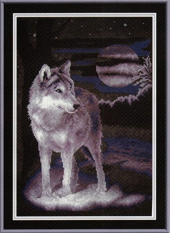 Набор для вышивания Панна J-0462 (Ж-0462) Белый волк