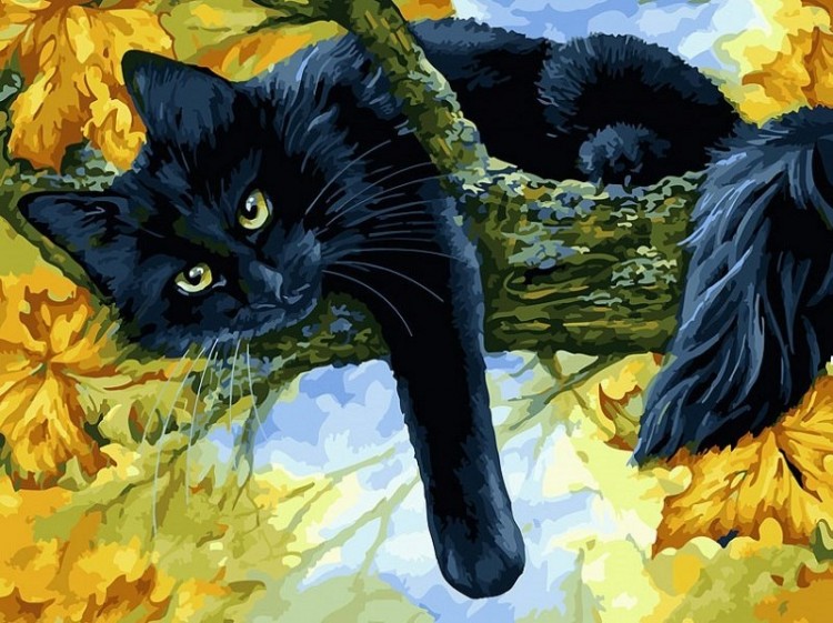 Белоснежка 296-AS Осенний кот