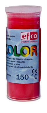 Efco 9370128 Пудра для эмалирования Efcolor прозрачная красная