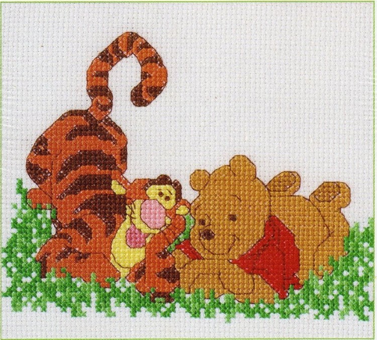 Набор для вышивания Janlynn 1132-84 Daydreaming Pooh & Tigger
