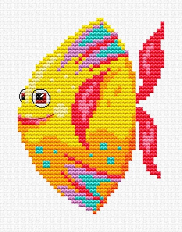 Набор для вышивания Многоцветница МКН 99-14 Рыбка