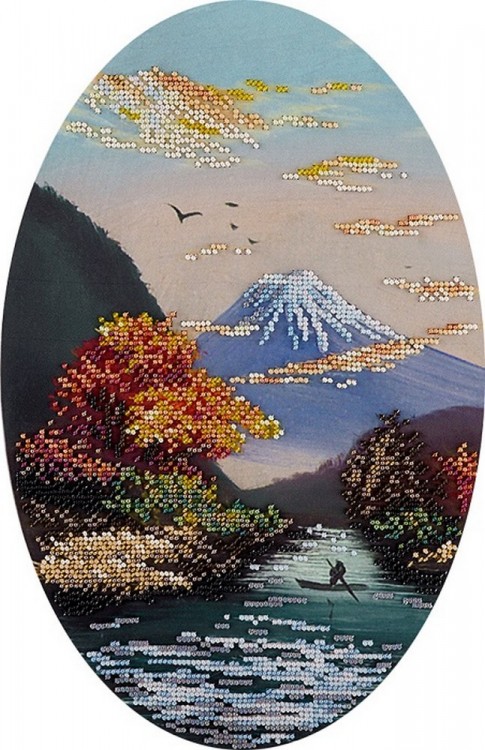 Набор для вышивания Панна BN-5017 (БН-5017) Фудзияма в лучах рассвета
