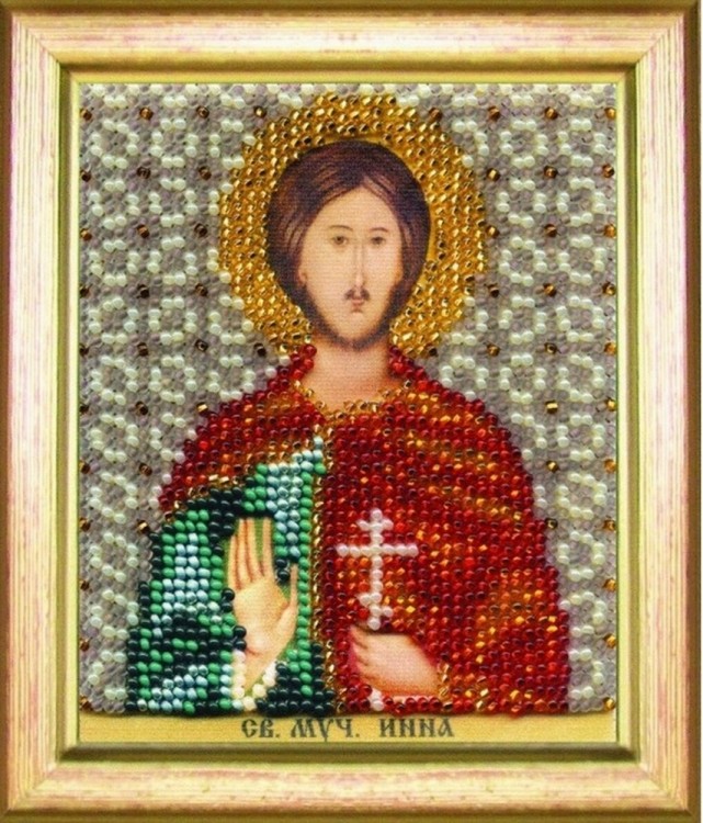 Набор для вышивания Чаривна Мить Б-1197 Икона святого мученика Инны