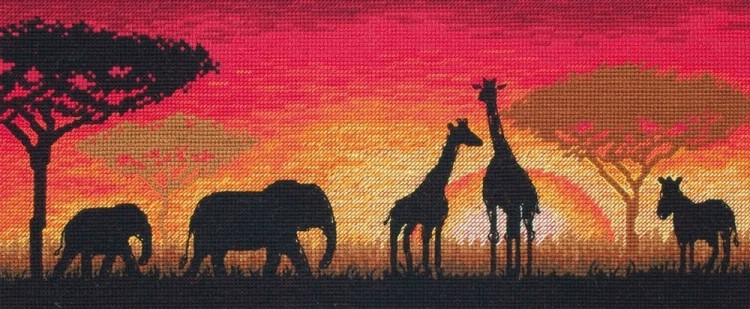 Набор для вышивания Maia 01187 Африканский горизонт