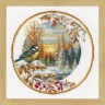 Набор для вышивания Риолис 1692 Тарелка с синицей