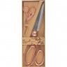 Maxwell 111563 Premium подарочный набор: портновские ножницы и цапельки - розовое золото