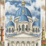 Набор для вышивания Панна CM-1814 (ЦМ-1814) Троице-Измайловский собор в Санкт-Петербурге