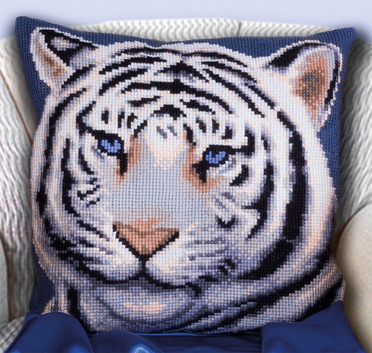 Набор для вышивания Панна PD-1507 (ПД-1507) Подушка "Бенгальский тигр"