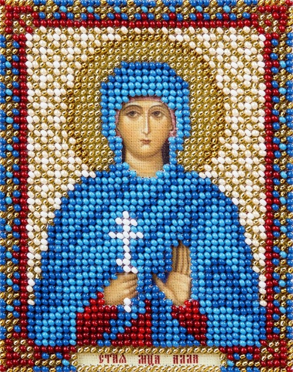 Набор для вышивания Панна CM-1750 (ЦМ-1750) Икона Святой мученицы Аллы Готфской