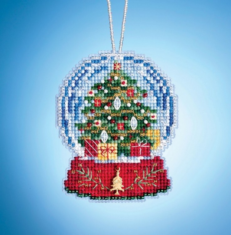 Набор для вышивания Mill Hill MH161936 Christmas Tree Globe (Шар Новогодняя ель)