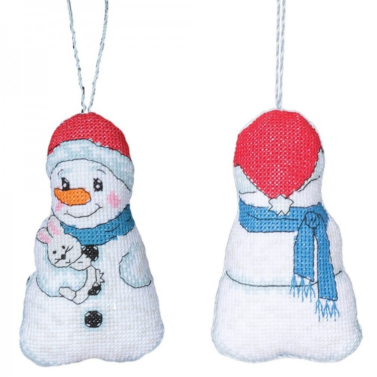 Набор для вышивания Панна IG-1431 (ИГ-1431) Игрушка. Снеговик