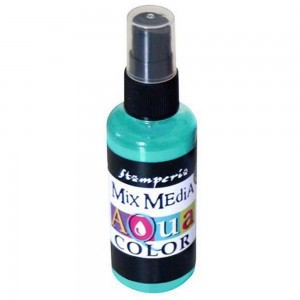 Stamperia KAQ018 Краска - спрей Aquacolor Spray Бирюзовая 60 мл