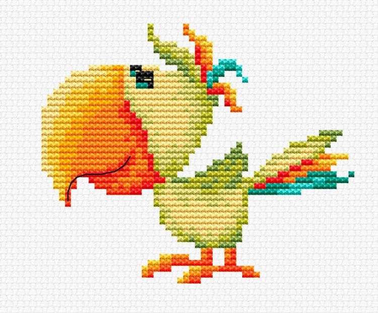 Набор для вышивания Многоцветница МКН 102-14 Попугай