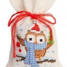 Набор для вышивания Vervaco PN-0147604 Мешочек для саше "Совёнок с шарфом"