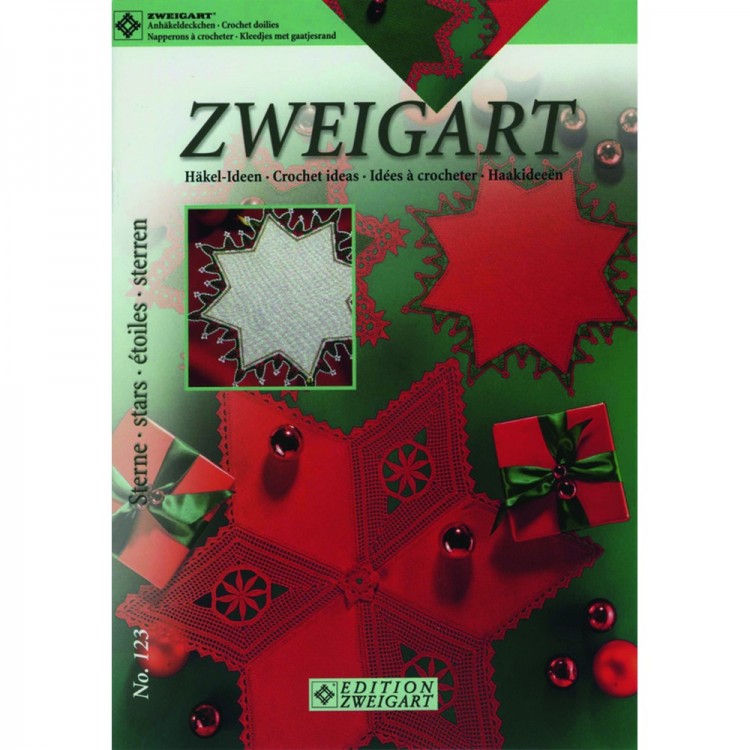 Zweigart 123(7019/602) Идеи для вязания крючком "Звезды"