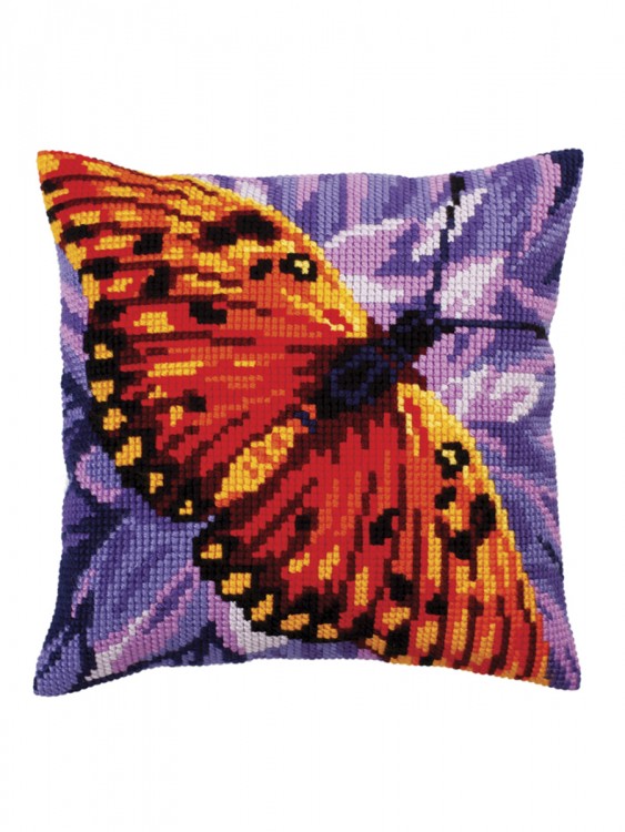 Набор для вышивания Collection D'Art 5307 Подушка "Графическая бабочка"