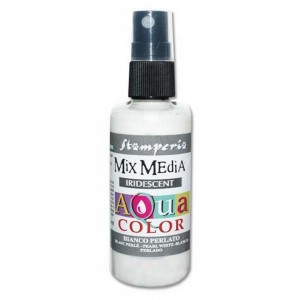 Stamperia KAQ019 Краска - спрей Aquacolor Spray Белый перламутр 60 мл