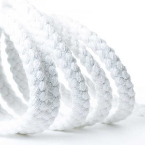 SAFISA 25279-10-02 Шнур плетеный Spiral, 10 мм, цвет белый