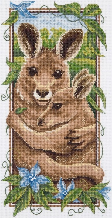 Набор для вышивания Панна J-1971 (Ж-1971) Рыжие кенгуру