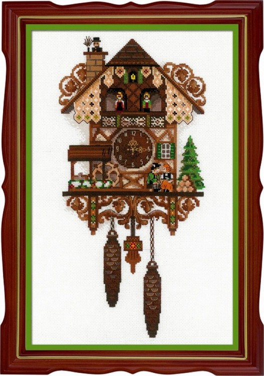 Набор для вышивания Риолис 1730 Часы с кукушкой