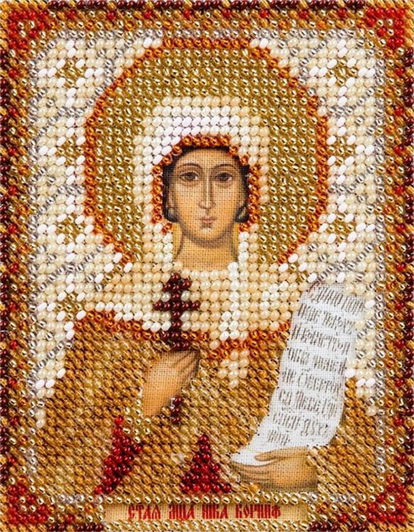 Набор для вышивания Панна CM-1753 (ЦМ-1753) Икона Святой мученицы Ники (Виктории) Коринфской