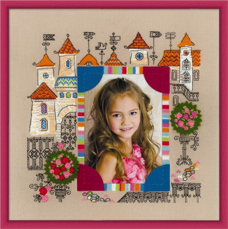 Набор для вышивания Риолис 1580 Панно для фотографии "Замок принцессы"