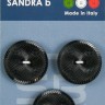 Sandra CARD146 Пуговицы, черный