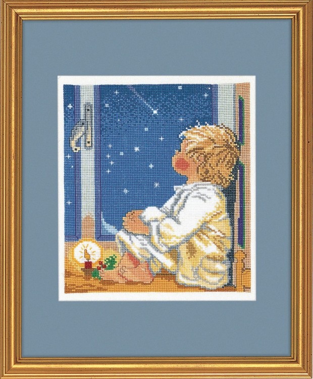 Набор для вышивания Eva Rosenstand 94-059 Мальчик, смотрящий на звезды
