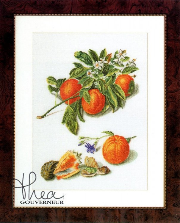 Набор для вышивания Thea Gouverneur 3061 Oranges and Mandarins