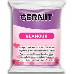 Efco 7944900 Полимерная глина Cernit Glamour, фиолетовый