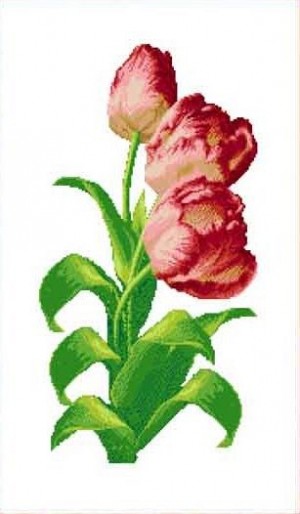 Каролинка КТКН 130 (Р) Тюльпаны