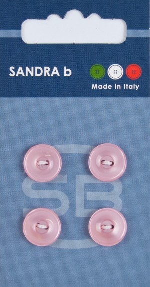 Sandra CARD047 Пуговицы, розовый