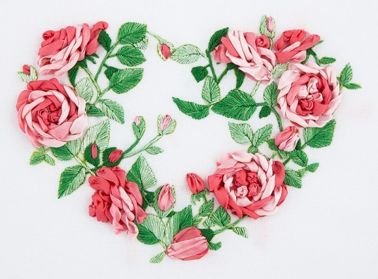 Набор для вышивания Панна JK-2114 (ЖК-2114) Сердце из роз
