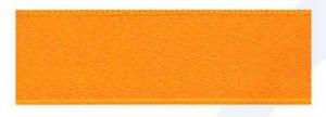 SAFISA 110-11мм-202 Лента атласная двусторонняя, ширина 11 мм, цвет 202 - ярко-оранжевый