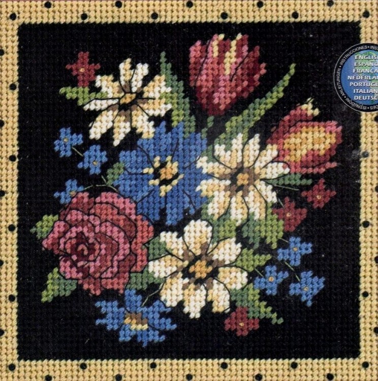 Набор для вышивания Dimensions 07207 Country Flowers (made in USA)