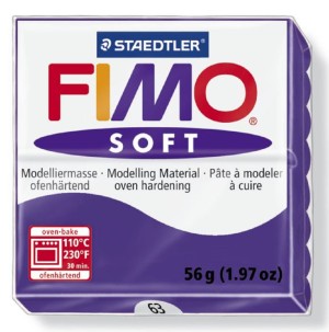 Fimo 8020-63 Полимерная глина Soft сливовая