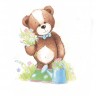 Фрея RPSK-0014 Скетч для раскрашивания цветными карандашами "Медвежонок-садовод"