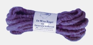 De Witte Engel VD0460 Шнур из сваляной шерсти "Белый Ангел"