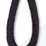 SAFISA P00462-2мм-01 Шнур атласный мини-рулон, 2 мм, цвет черный