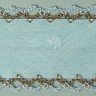 LAKIDAIN RUBI-3EBIC/7-1 Косая бейка декоративная, цвет голубой с белым, ширина 30 мм