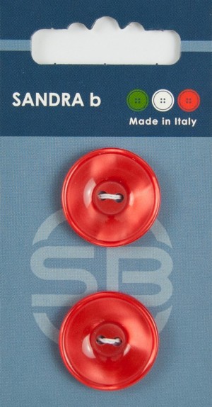 Sandra CARD051 Пуговицы, красный