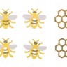 Rayher 46472000 Набор декоративных элементов "Пчелы"