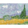 Набор для вышивания DMC BL1067 Van Gogh - AWheatfield, With Cypresses (Ван Гог - Пшеничное поле с кипарисами)