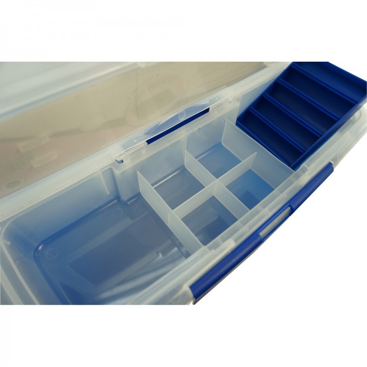 Hemline MR4608.NAVY Контейнер с крышкой на защелке для хранения швейных принадлежностей