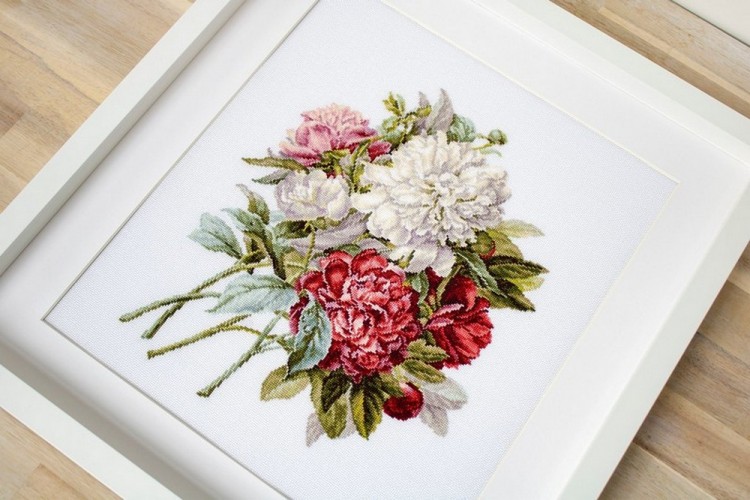 Набор для вышивания Luca-S B2355 Пионы