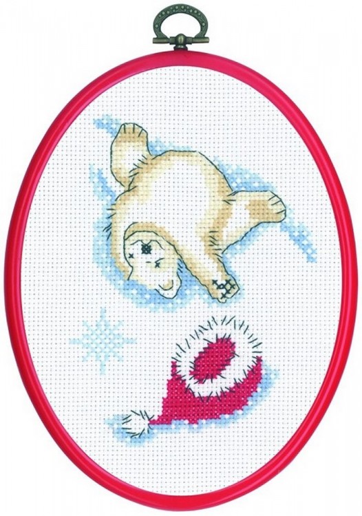 Набор для вышивания Permin 92-5645 Белый медведь