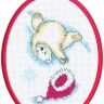 Набор для вышивания Permin 92-5645 Белый медведь