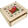 Набор для вышивания Щепка О-164 Шкатулка. Маки